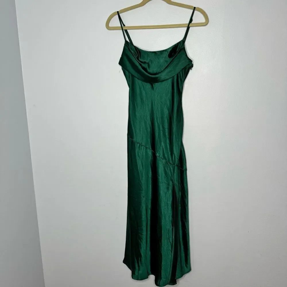 Hello Molly emerald green midi dress size 4
